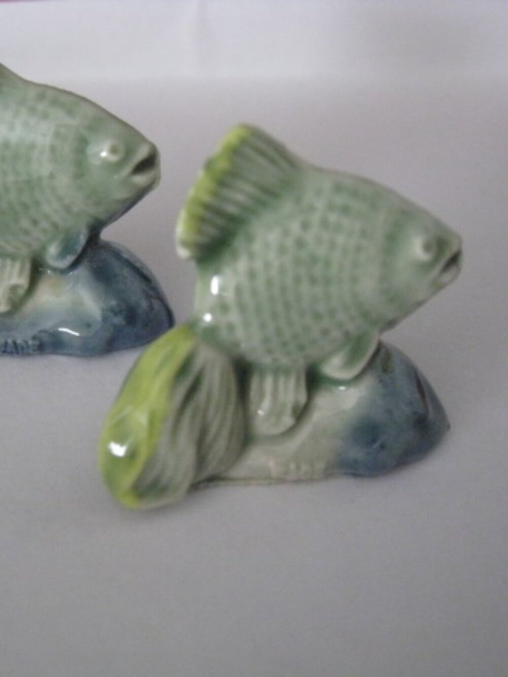Lot of 2 Fish Wade Red Rose Tea Figure Whimsie